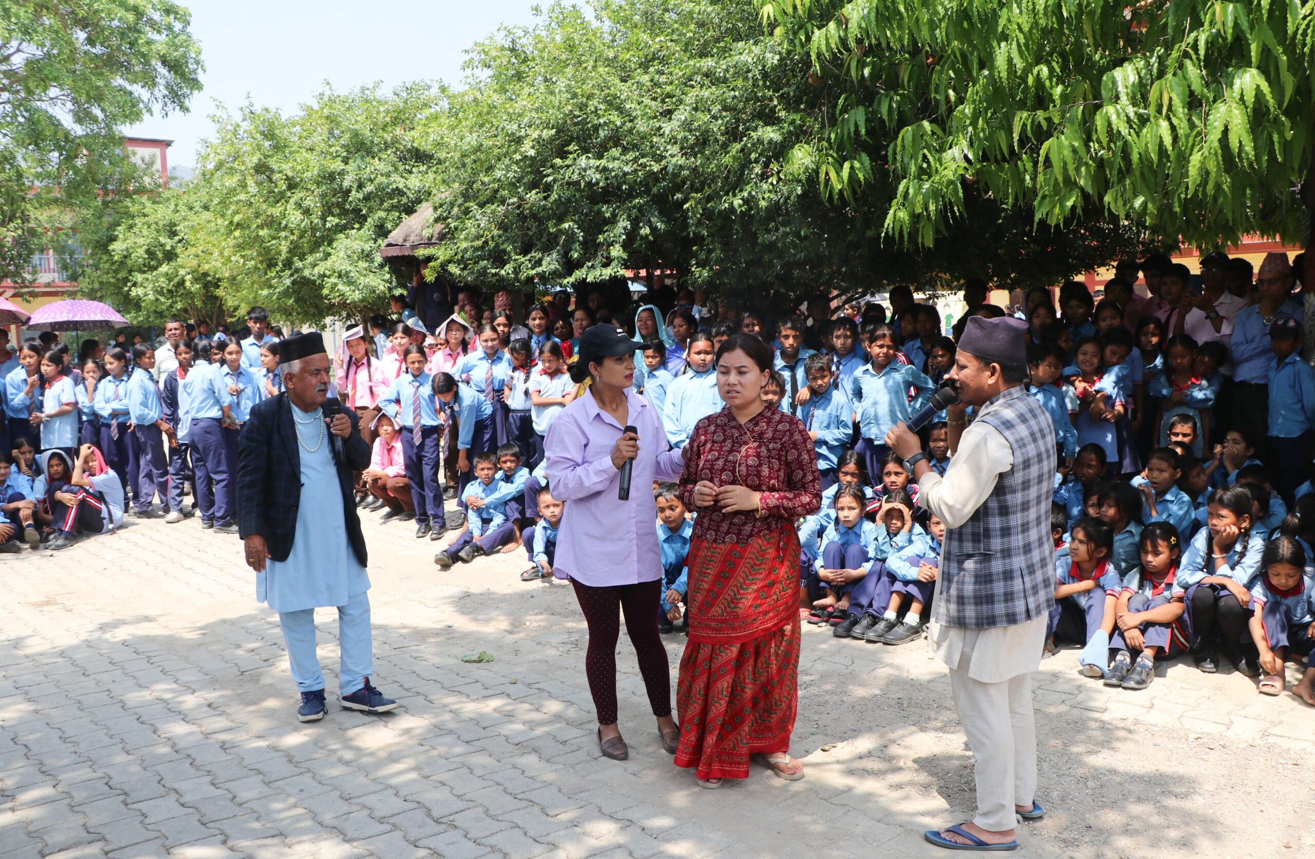 दाङको राप्तीमा दुर्व्यसनविरुद्ध सचेतनामूलक नाटक प्रदर्शन